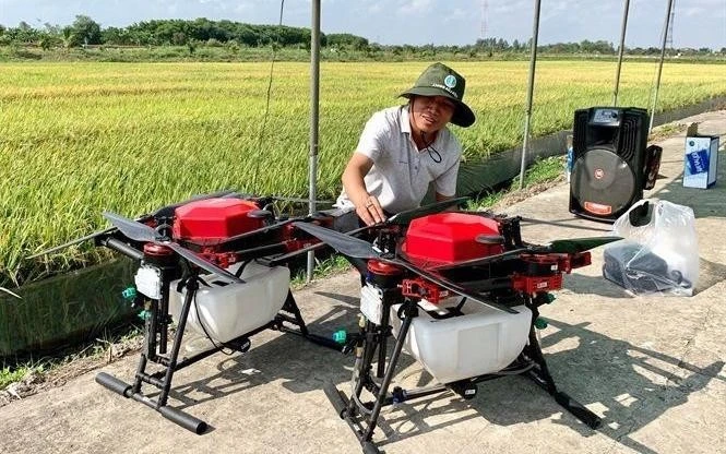drone farming in Vietnam